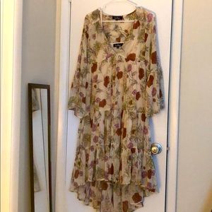 Lulu’s Fall Floral High/Low Dress